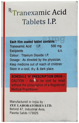 Trexinex 500 Tablet image Trexinex 500 Tablet image