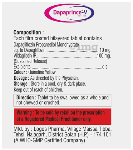 Dapaprince-V Tablet SR image Dapaprince-V Tablet SR image
