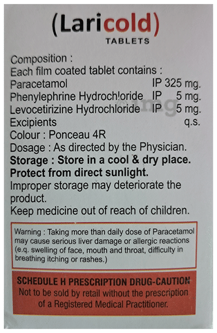 Laricold Tablet image