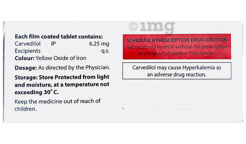 Carvilive 6.25 Tablet image Carvilive 6.25 Tablet image