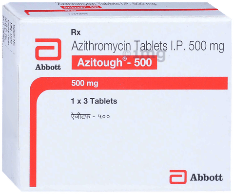 Azitough 500mg Tablet image Azitough 500mg Tablet image