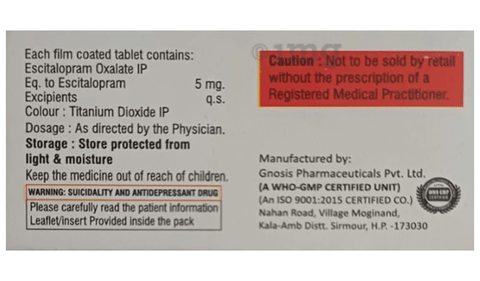 Esopam 5 Tablet image