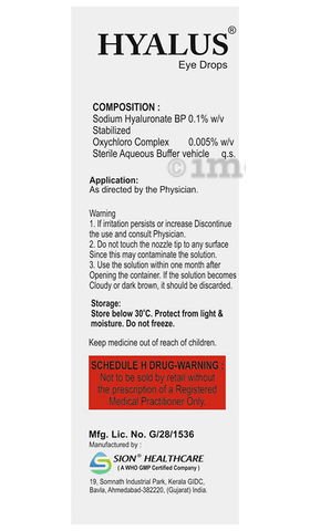 Hyalus Eye Drop image