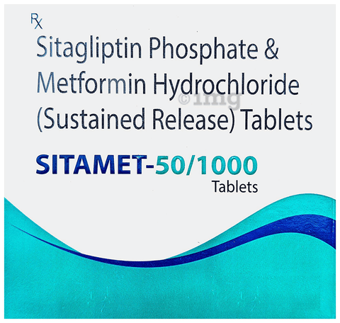 Sitamet 50/1000 Tablet SR image