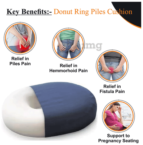 Superfine Comfort Donut Ring Seating Cushion for Pre and Post