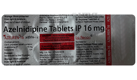 Azeliren 16mg Tablet image Azeliren 16mg Tablet image