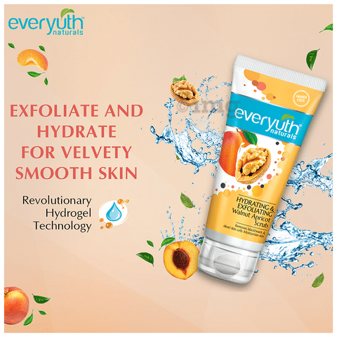 Buy Everyuth Naturals Exfoliating Walnut Scrub, 200gm, Tube Online at Low  Prices in India 