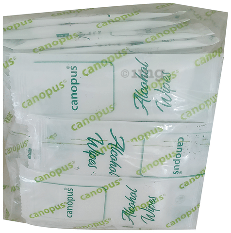 Canopus Alcohol Wipes Buy packet of 50.0 wipes at best price in