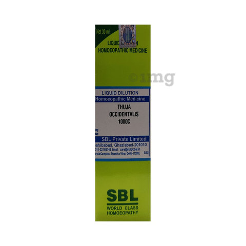 Sbl Thuja Occidentalis Dilution 1000 C Buy Bottle Of 30 Ml Dilution At Best Price In India 1mg