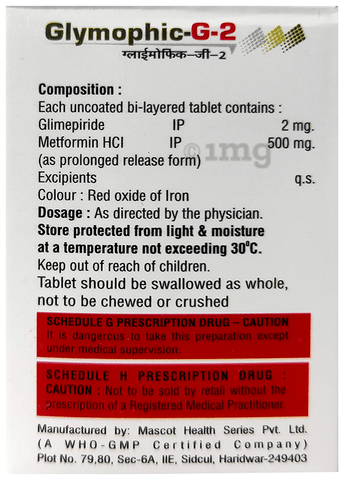 Glymophic-G 2 Tablet PR image
