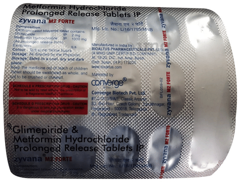 Zyvana M 2 Forte Tablet PR image Zyvana M 2 Forte Tablet PR image
