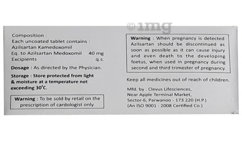 Azilzure 40 Tablet image