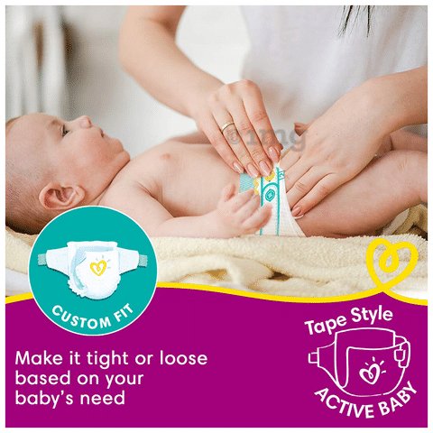 Active baby pampers hotsell small