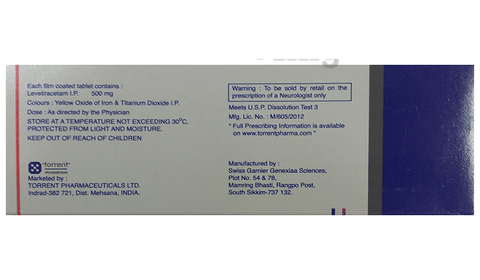 Torleva 500 Tablet image