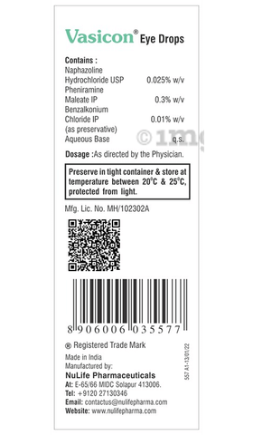 Vasicon Eye Drop image