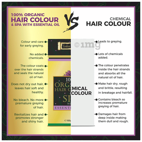 Indus Valley 100% Organic Hair Colour & Spa with Essential ...
