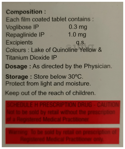 Volix R 0.3/1 Tablet image Volix R 0.3/1 Tablet image