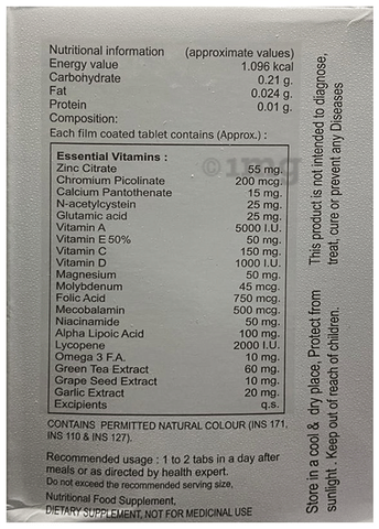 Insavit 20 Tablet image