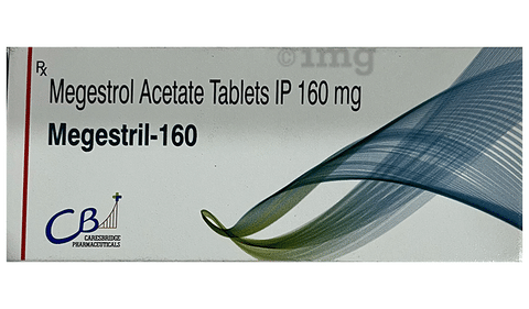 Megestril 160mg Tablet image Megestril 160mg Tablet image