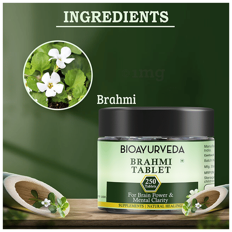 Bioayurveda Brahmi Tablet image Bioayurveda Brahmi Tablet image