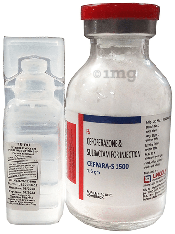 Cefpara-S 1500 Injection