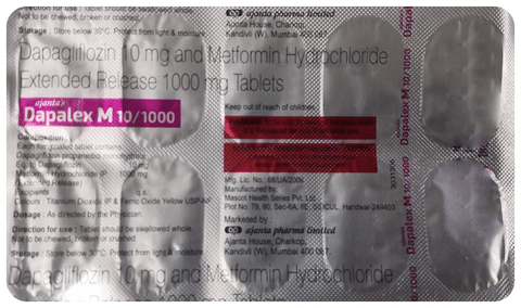 Dapalex M 10/1000 Tablet ER