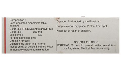 cefaDROX Kid 250 Tablet image