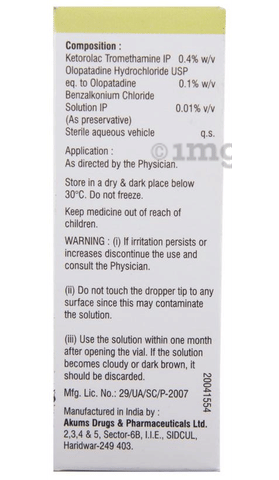 Oloket Ophthalmic Solution image