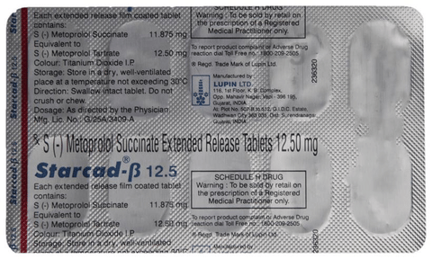 Starcad-Beta 12.5 Tablet ER image Starcad-Beta 12.5 Tablet ER image