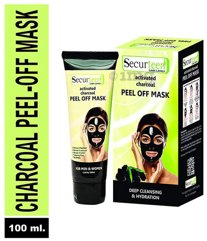 Woomaya Charcoal Peel Off Mask Sachet Pack Of 1 Pack Size 6gm for  Personal