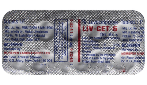 Liv-Cet 5 Tablet image