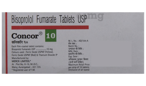 CONcor 10 Tablet image
