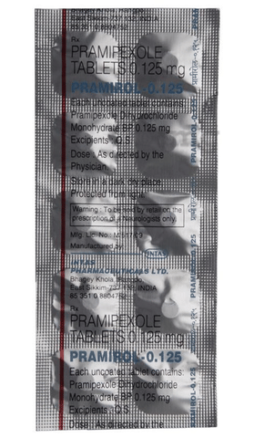 Pramirol 0.125 Tablet image