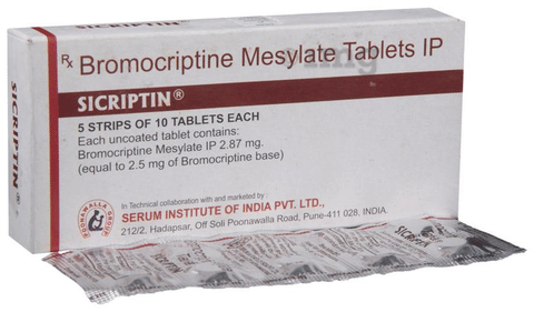 Sicriptin Tablet image