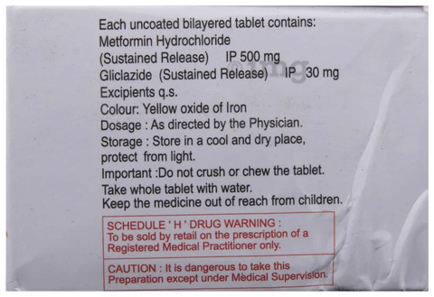 Glizid-M OD 30 Tablet SR image