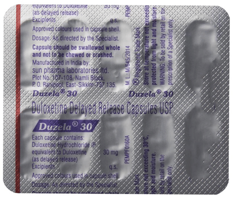 Duzela 30 Capsule DR image Duzela 30 Capsule DR image