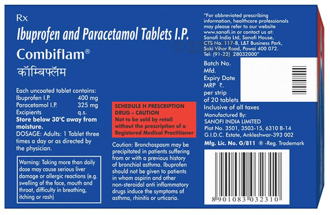 Combiflam Tablet image