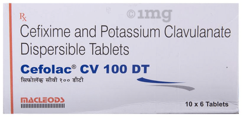 Cefolac CV 100 DT Tablet