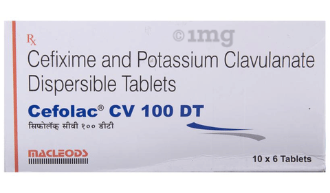 Cefolac CV 100 DT Tablet image