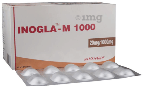 Inogla-M 1000 Tablet PR image Inogla-M 1000 Tablet PR image