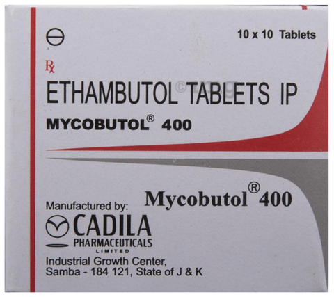 Mycobutol 400 Tablet image