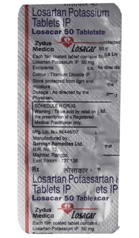 Losacar 50 Tablet image