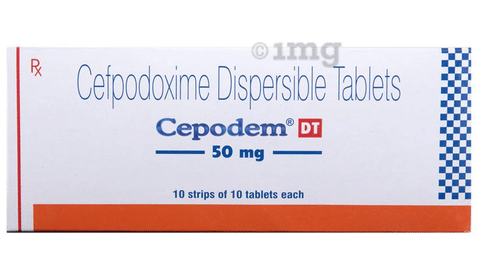 Cepodem DT 50mg Tablet image