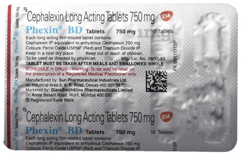 Phexin BD 750mg Tablet image