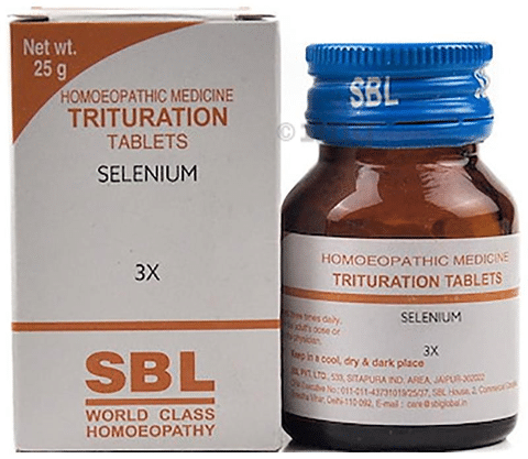 SBL Selenium Trituration Tablet 3X: Buy bottle of 25 gm Trituration Tablet  at best price in India | 1mg