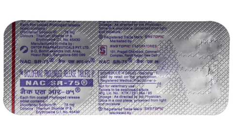 NAC SR 75 Tablet image