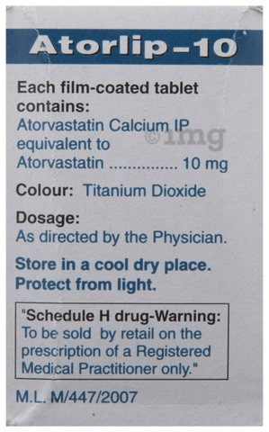 Atorlip 10 Tablet image