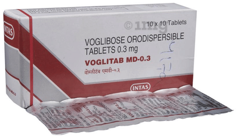 Voglitab MD 0.3 Tablet image Voglitab MD 0.3 Tablet image