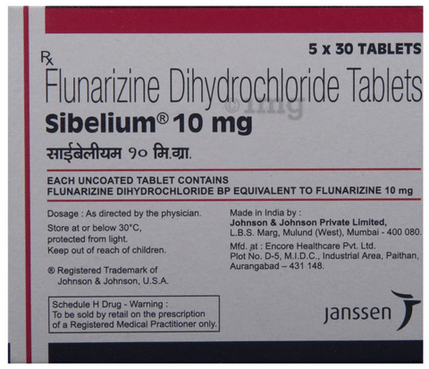 Sibelium 10mg Tablet image