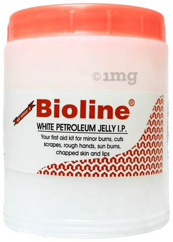 Bioline White Petroleum Jelly: Buy jar of 40 gm Jelly at best price in  India | 1mg